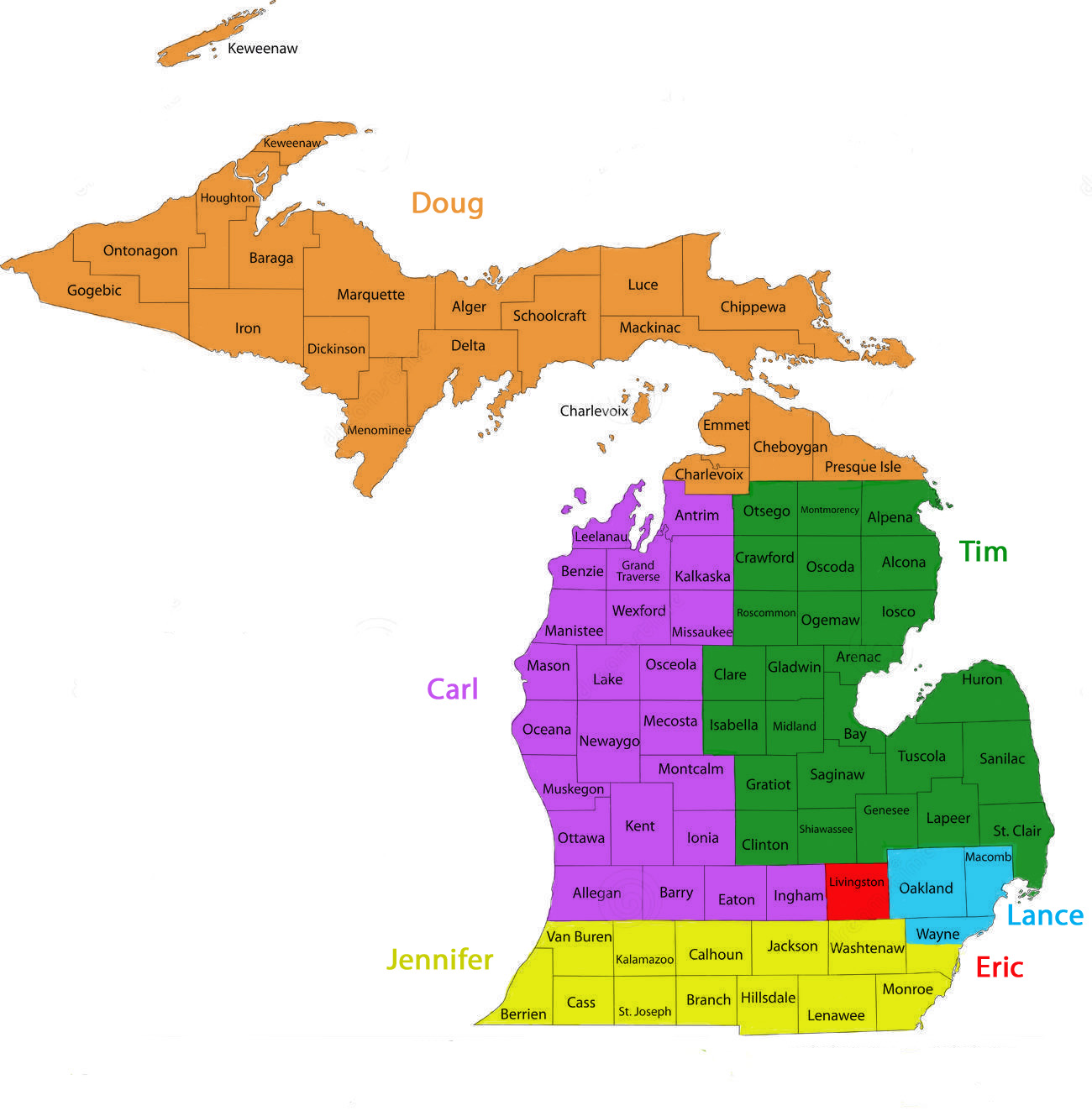 Michigan Territory Map nn