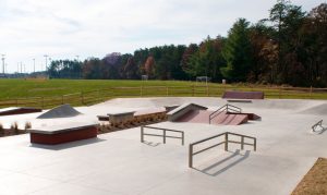 above ground skate park 