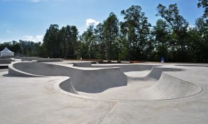 in-ground skate park 