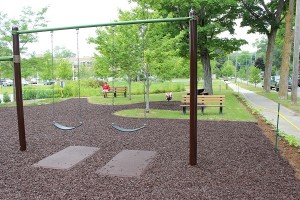 Charlevoix Library swings