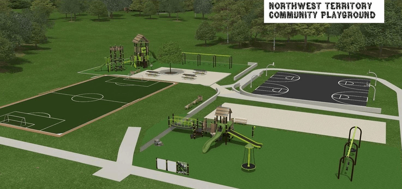 playground and sports court inclusive design